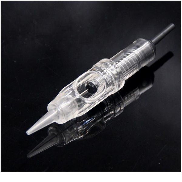 

tattoo needle 100pcs/lot 1rl disposable sterilized permanent makeup cartridge needles tips for eyebrow lip agulha ea qylvga