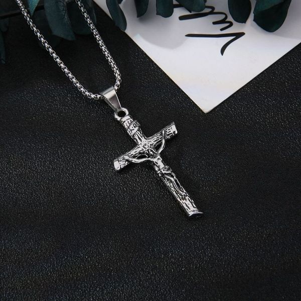 

necklaces, tuku, trampy, women's hip-hop, colorful, versatile, titanium steel street personality men's pendant han, Silver
