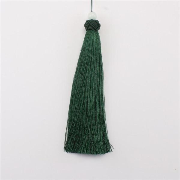 

1pc jade beads pine cap tassel fringe keychain caps straps diy jewelry making charms pendant craft accessories craft tassel h qylzpt