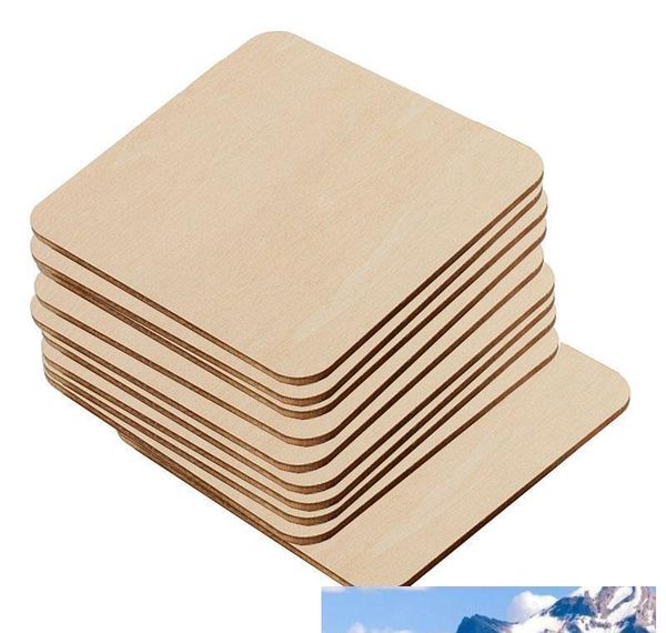 

square rectangle unfinished wood cutout circles blank wooden slices pieces for diy painting art craft project bbyxvd packing2010