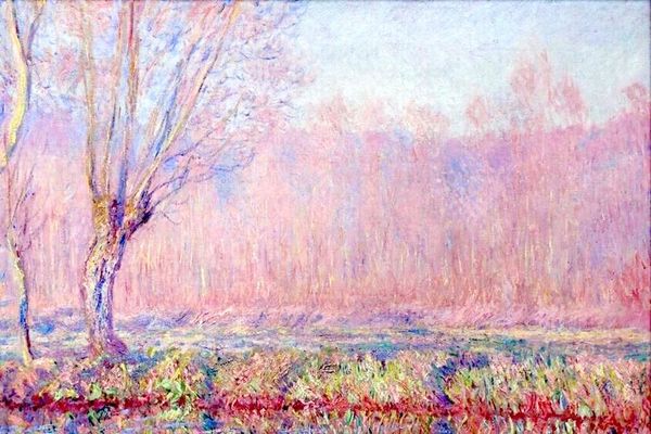 

клод мона розовой ив домашнего украшение расписанной hd картины печать холст, масло wall art pictures для декора стены 201111