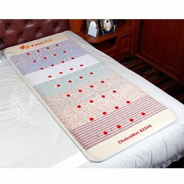 

fanocare far infrared pemf pn thermal therapy jade tourmaline pad 7 gemstone rainbow mat amethyst crystal heating mattress 0k0k#