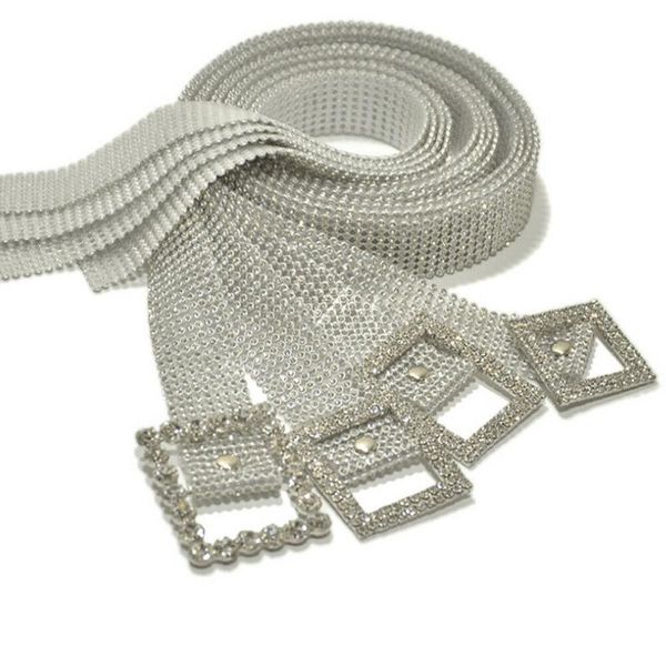 

newcool women fashion shiny belt waist chain crystal diamond alloy waistband full rhinestone luxury wide party belt, Black;brown