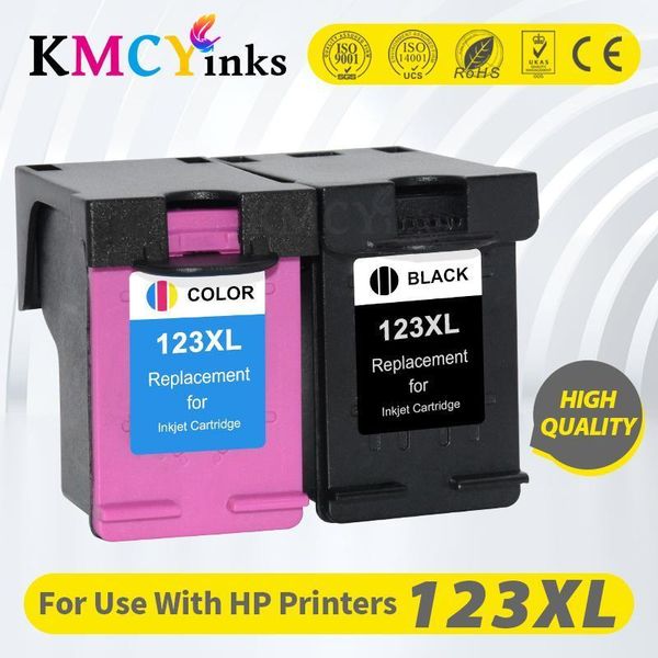 

ink cartridges kmcyinks 123 for 123xl cartridge deskjet 1110 1111 1112 2130 2132 2134 officejet 3830 3831 3832 3834 printer1