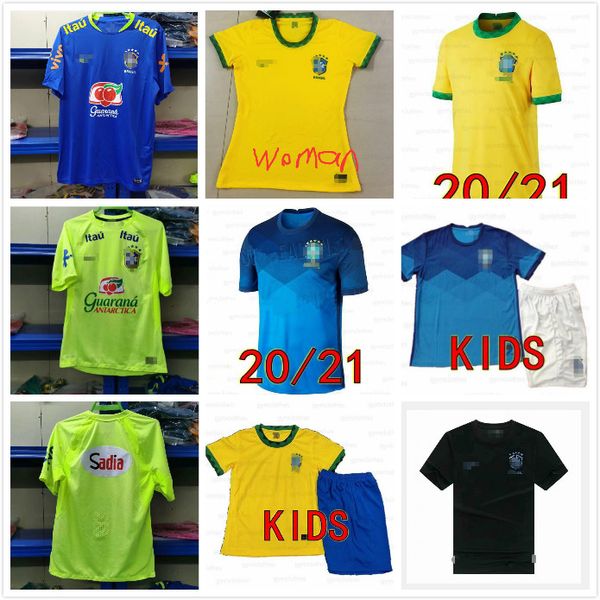 

g.jesus ​​4 главная желтая голубая америка кубок кутинью мужская футбол 2020 джерси иисус фирдино марсело униформа de futebol футбольная фут, Black;yellow