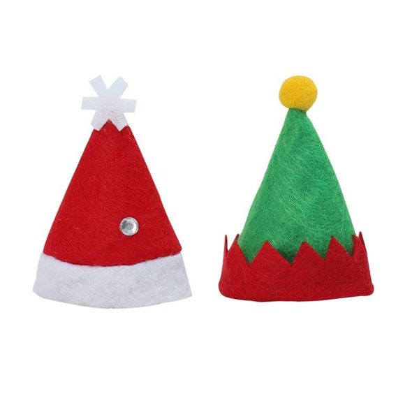 

10шт мини lollipop шляпы christmas party декоративные творческий cute christmas hat украшения для xmas party дети подарочные a35 sqcrfd spor