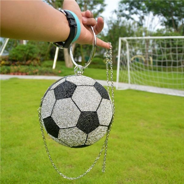 

stylish women football handbag evening party bridal clutch bag prom wedding 28gd