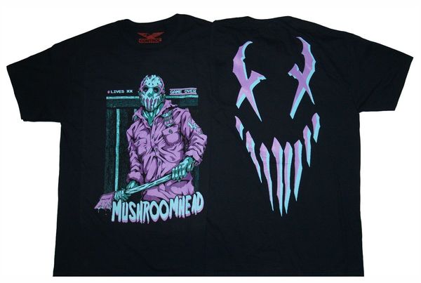 

mushroomhead friday the 13th jason voorhees m l xl 2xl new official short sleeve round neck promotion sport hooded sweatshirt hoodie t shirt