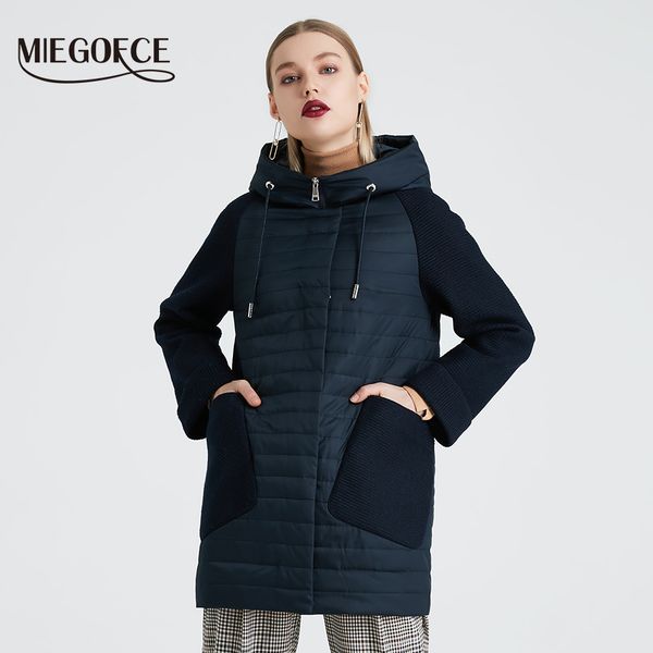

miegofce with double women's collection patch spring stylish jacket jas cape against bags parka protection wind 2020 new cjxsu, Black