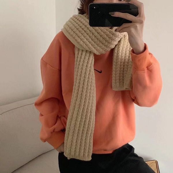 

beige scarves for in winter lovely girls korean version, Blue;gray