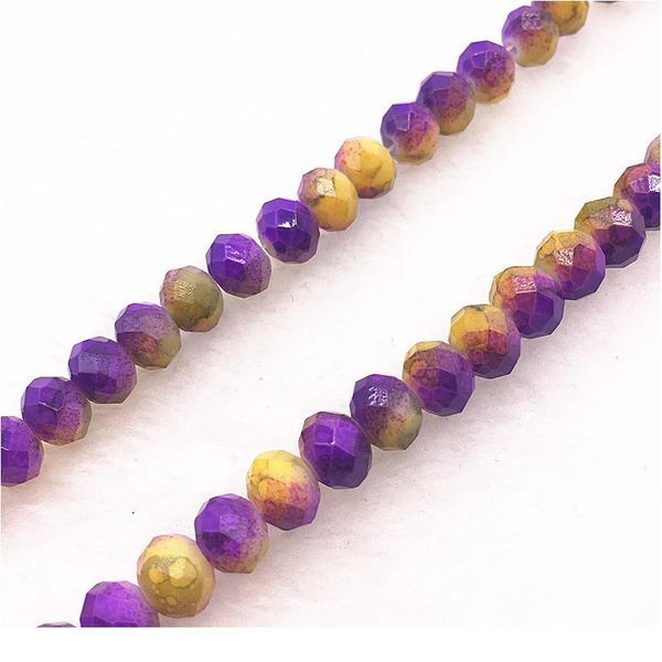 

50pcs/lot 6x4/8x6mm rondelle austria faceted crystal glass beads loose spacer beads for jewelry making diy brac jllipi