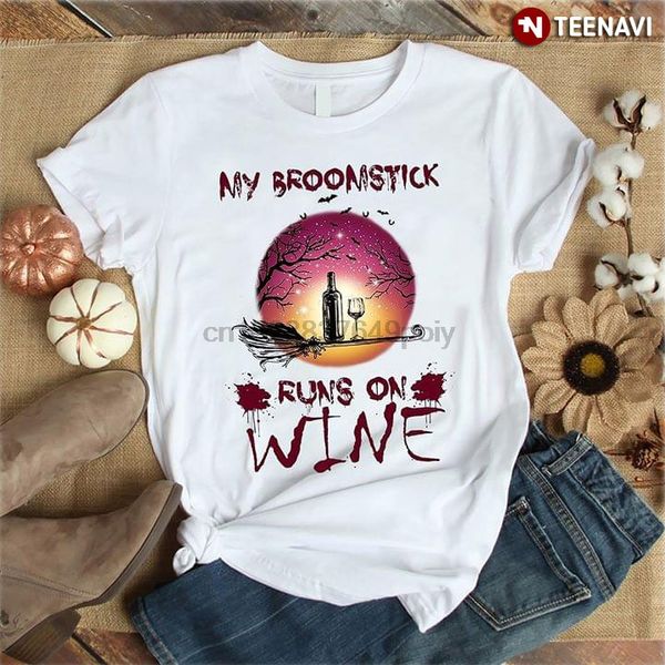 

моя метла запускается на вино хэллоуин футболка спорт с капюшоном hoodie