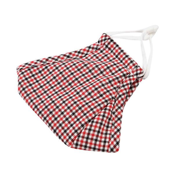 

mask masks windproof mascarilla ear fahsion cotton printing simple adjustable reusable mouth strap face plaid bbyfap lipper