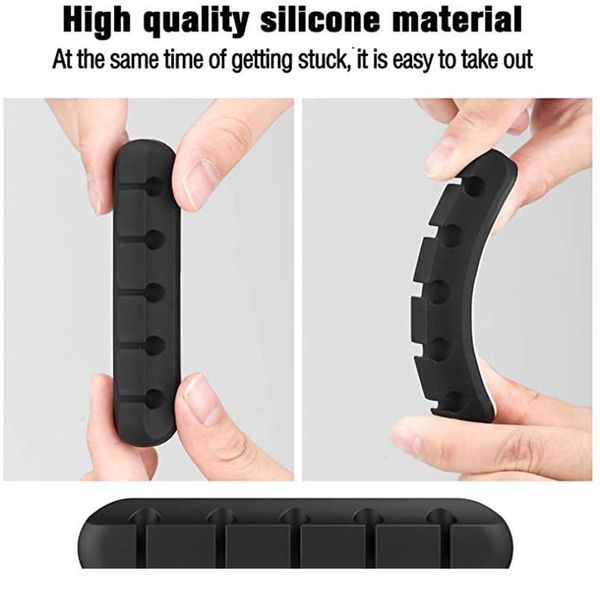 

sile usb cable winder flexible cable management clips cable holder for mouse headphone earphone headset wire o qyliec
