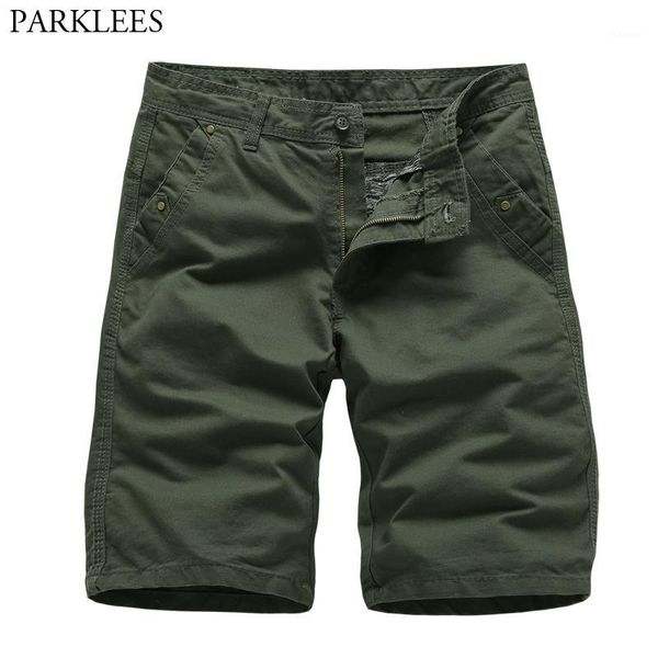 

mens casual slim fit cotton army green cargo shorts summer style knee length shorts pants men casual loose work short masculino1, White;black
