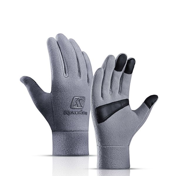 

waterproof warm men ski snowboard gloves motorcycle riding winter touch screen snow windser glove, Blue;gray