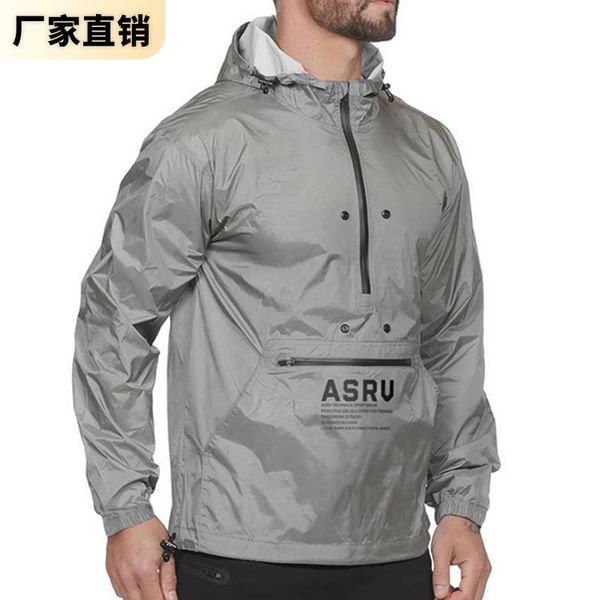 

men's 2020 autumn new men's sweater fashion brand loose large solid color hooded sweater casual pullover, Black