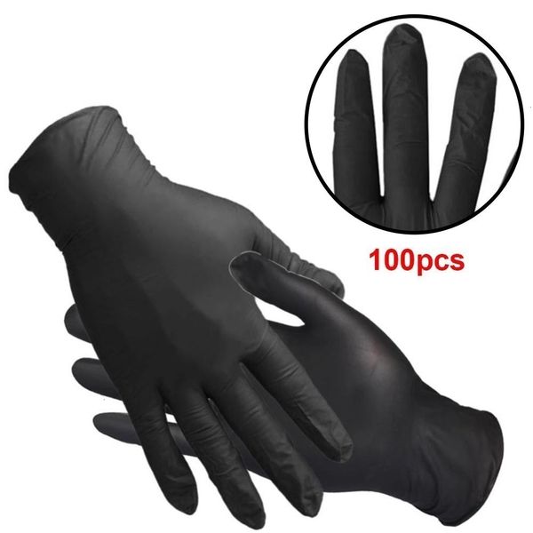 

exam oilproof laboratory gloves washing tattoo nitrile 100factory work safety multipurpose latex household disposable mechanic