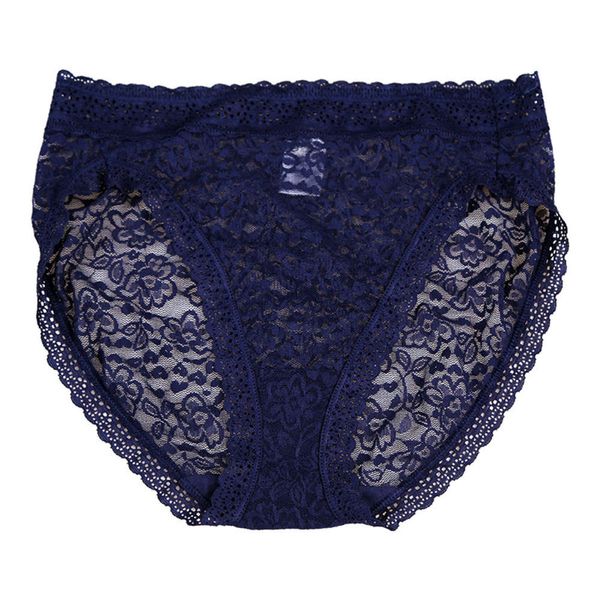 

european size women's lace high middle waist hip triangle underwear, Black;pink