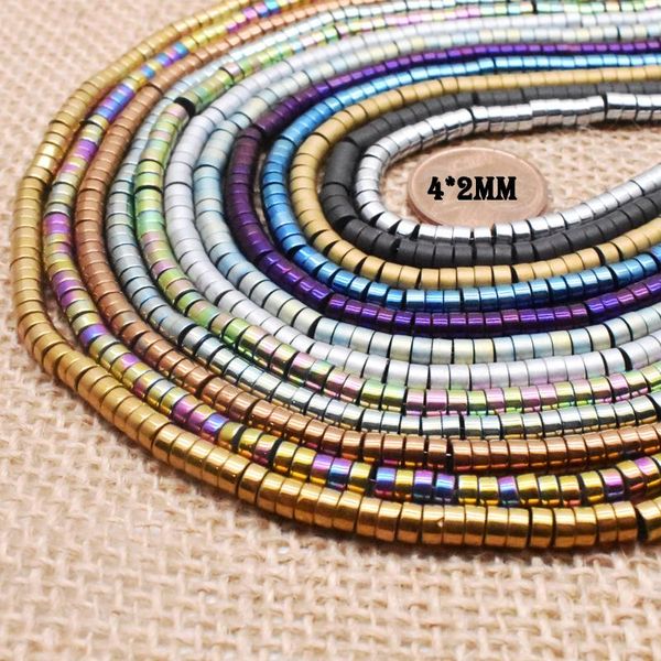 

4 * 2мм 200шт природный камень диск форма цвет черный гематит бусины плоские круглые сыпучие шарики прокладки для изготовления ювелирных изд