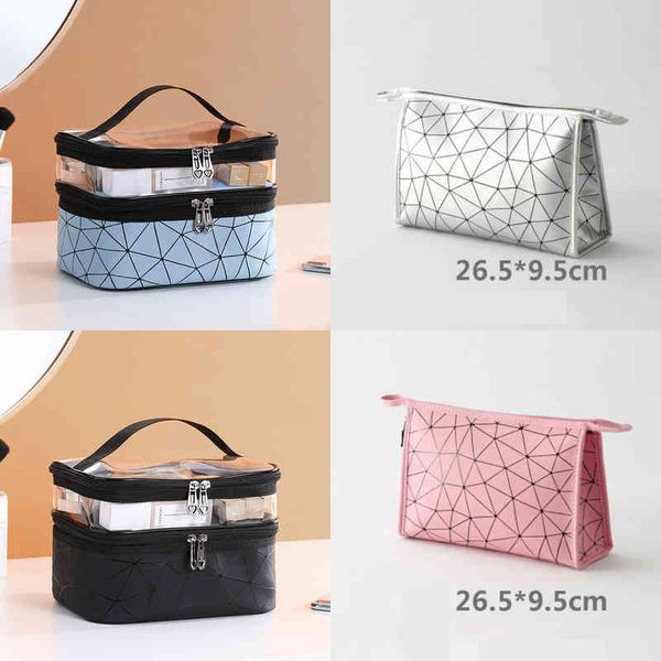 

nxy cosmetic bag travel women transparent multifunction makeup diamond clear wash make up organizer case toiletry storage 0119