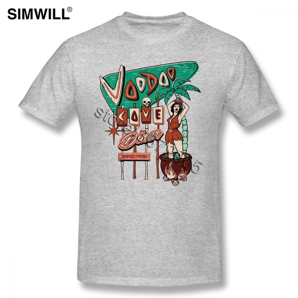 

voodoo cove diner men's urban short sleeved pure o neck s large size clothes 4xl 5xl 6xl sport hooded sweatshirt hoodie men t shirt