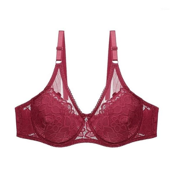 

bras women bra ladies lace thin cup plump big push up bralette lingerie underwear staniki damskie1, Red;black