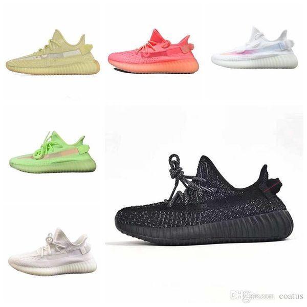 

v2 gid glow true form kanye west 3m black reflective static clay zebra cream white beluga 2.0 bred shoes designer sneakers