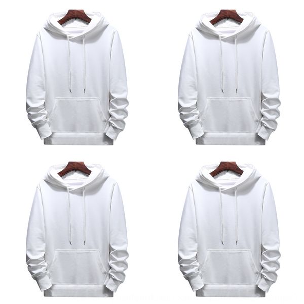 

men's sweater loose sweatercoat sweatercasual solid color hooded long sleeve large size sports fattening increase men's coat group, Black