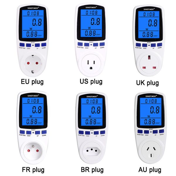 

dds108l backlight household smart energy meter power metering socket 230v (zdj30