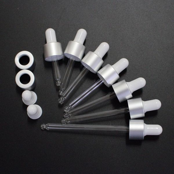 

aluminum funnel cover silver plug, 100 pieces latex head, with 5 2 1 ml base oil