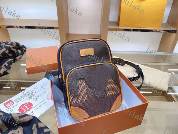 

camera men crossbody purse amazone designer shoulder ladies luxury style purse bag handbag n40379 bhiic, Red;black