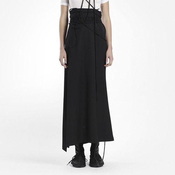 

men clothing gd fashion chinese style asymmetrical wide leg pants hypertensiveperson pants trousers singer costumes1, Black