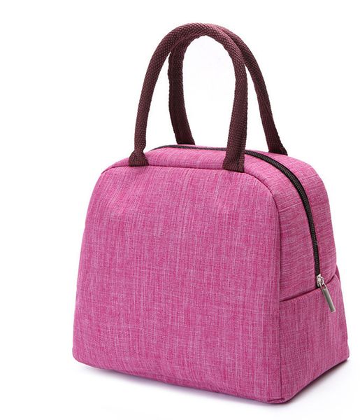 

new men's and women's portable solid color handbag 5 colors gray red pink blue business cotton soft plaino6nl45