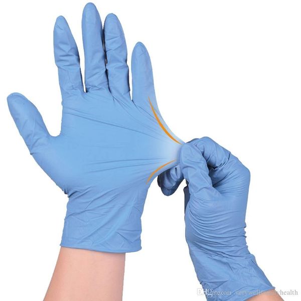

multi-purpose blue nitrile quality good 100factory disposable gloves gloves powder food grade gloves latex kitchen food safety
