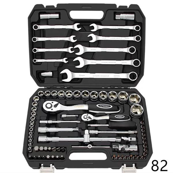 

professional hand tool sets universal car repair tools socket set ratchet torque wrench combination bit a of keys multifunction diy