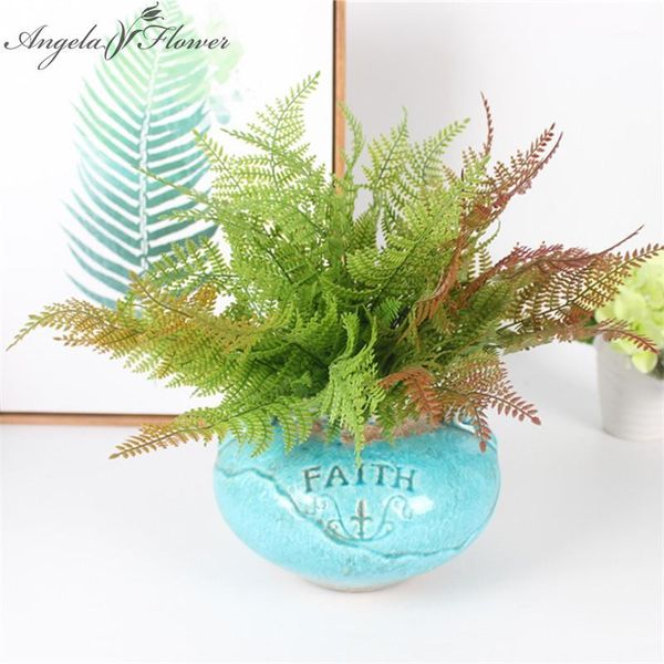 

decorative flowers & wreaths simulation persian leaves green plants high - grade small bouquet artificial wedding decoration home el party d