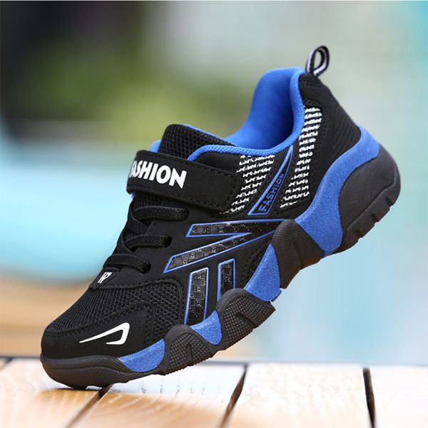 

kids shoes boys girls casual mesh sneakers breathable soft soled running sports shoes toddler boy shoes boys sneakers 201009, Black