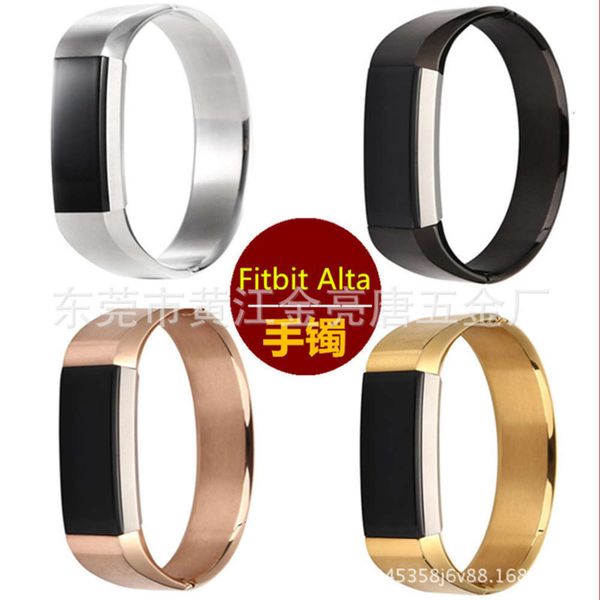 

strap fitbit smart alta stainls steel bracelet one piece metal replacement wristbandbgt