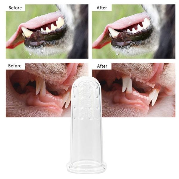 

soft finger brush pet toothbrush plush dog plus bad breath dental care tartar dog cat cleaning pet supplies dog toothbrush