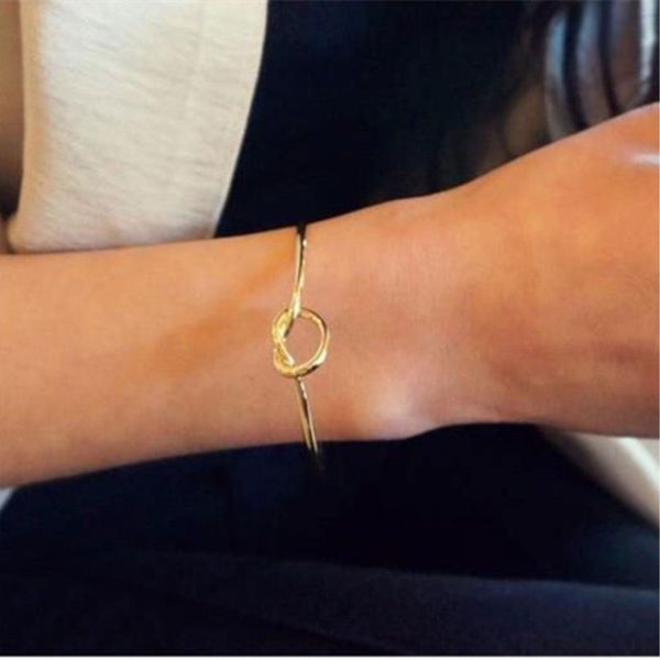

summer style popular simple metal lady daily bracelets, Black