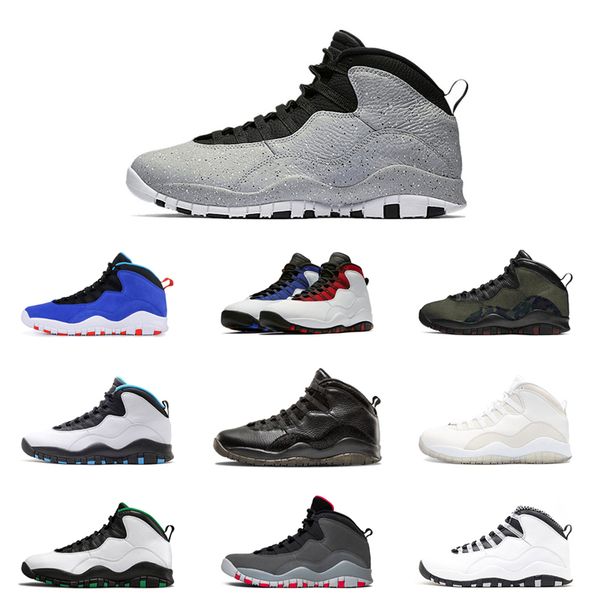 

10 10s men basketball shoes westbrook class of 2006 ovo black white chicago fusion red trainer sports sneakers 7-13