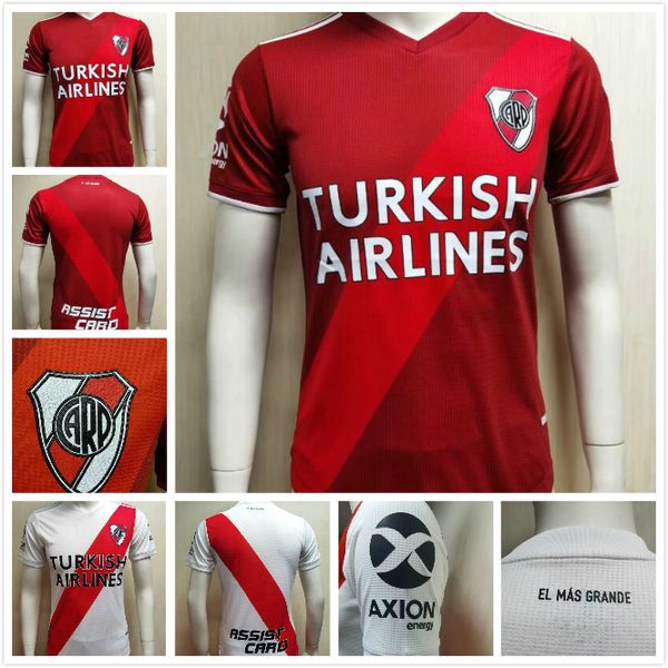 

2020 player version river plate soccer jersey river plate g.martinez quintero pratto soccer shirt 20 21 riverbed customized football uniform, Black;yellow