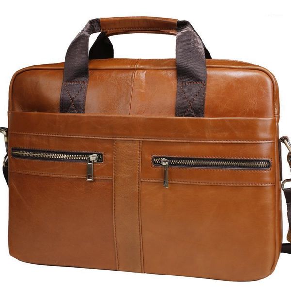 

new bag mens genuine leather briefcase male man lapbag natural leather for men messenger bags men shoulder crossbody1