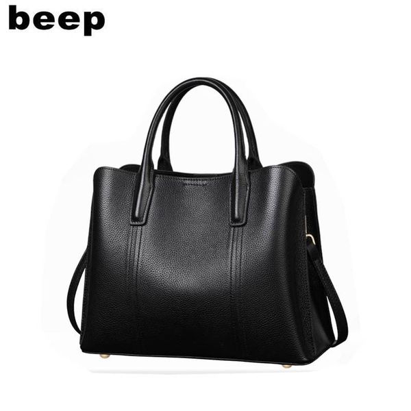 

beep 2020 new genuine leather women bag luxury fashion superior cowhide tote women handbags shoulder crossbody bags for