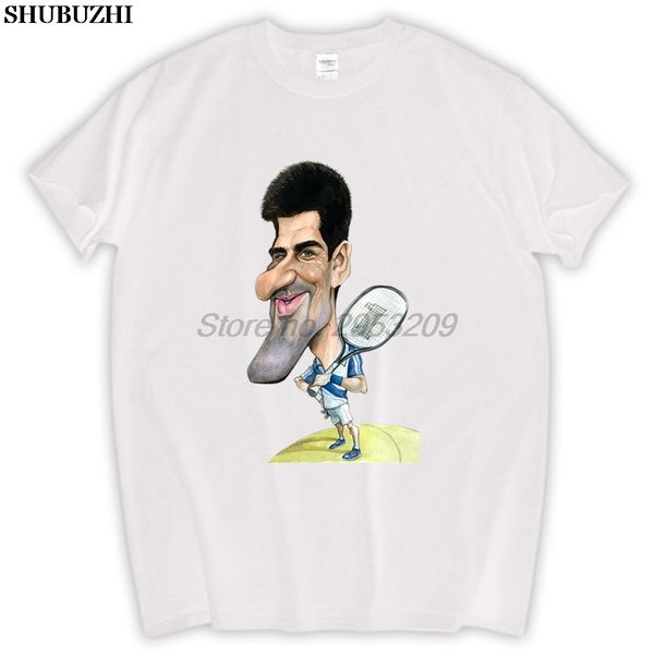 

sport novak djokovic t-shirt funny cotton men t shirt fashion original brand new high quality
