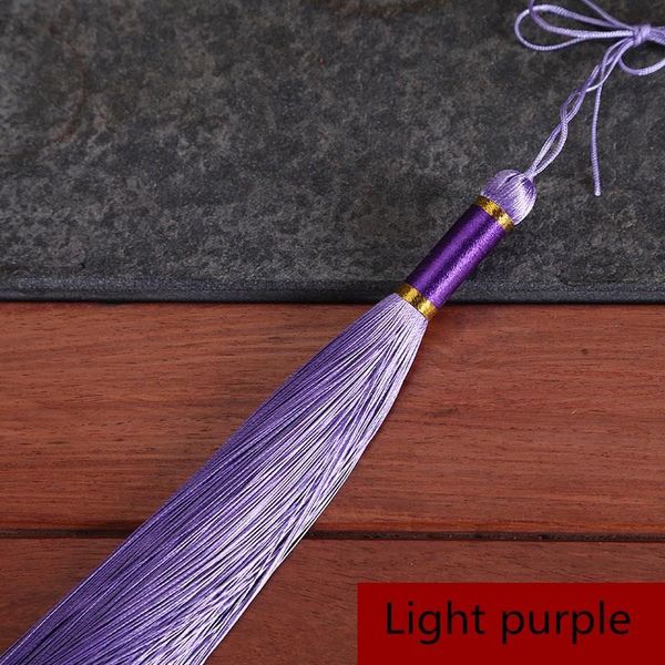 

2pcs chinese style long fringe trim tassels jewelry clothes sewing decorative accessories diy hanging ring pendant silk tassels h jllqws