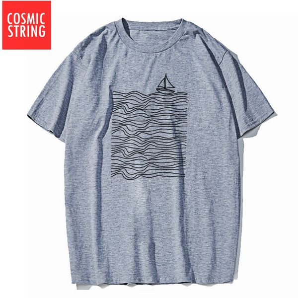 

спорт космического string короткого рукав 100% хлопок смешной лодки печати мужчины майка случайные свободные мужчины тенниски охладиться о-о