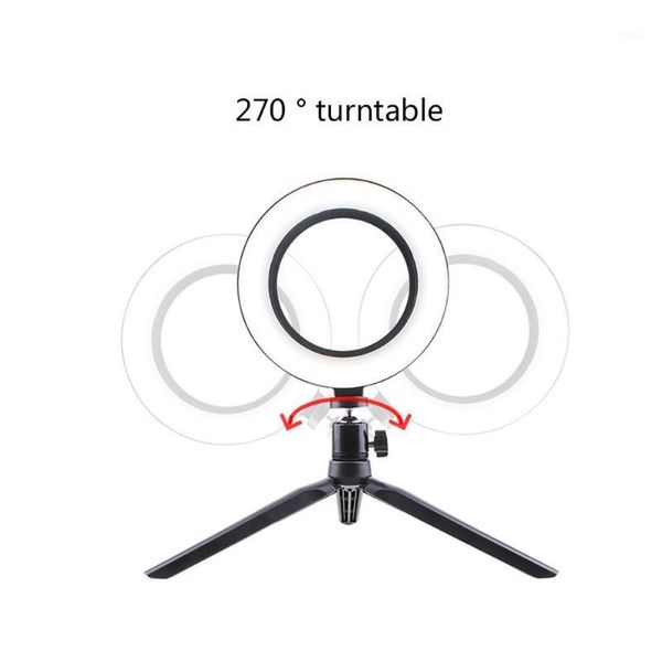 

led ring light studio p video dimmable lamp tripod stand selfie camera phone1