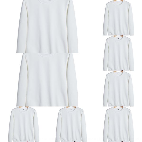 

shlpy wo sweater pullover pulloverwear and pure color light board printing men's round collar coat autumn of winter pullover embroidery, Black